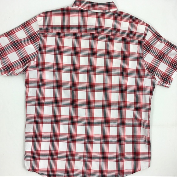 Columbia | Short Sleeve Button Up Plaid Top - Picture 2 of 4